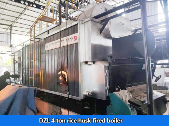 china husk fired steam boiler