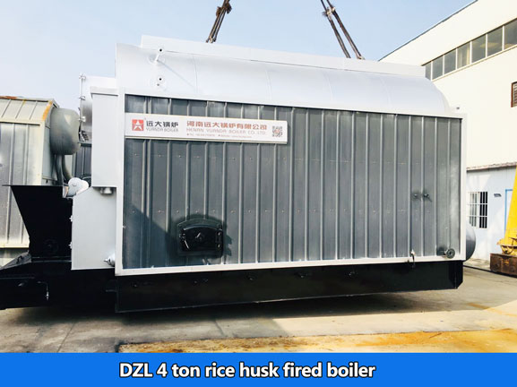 rice husk fired steam boiler