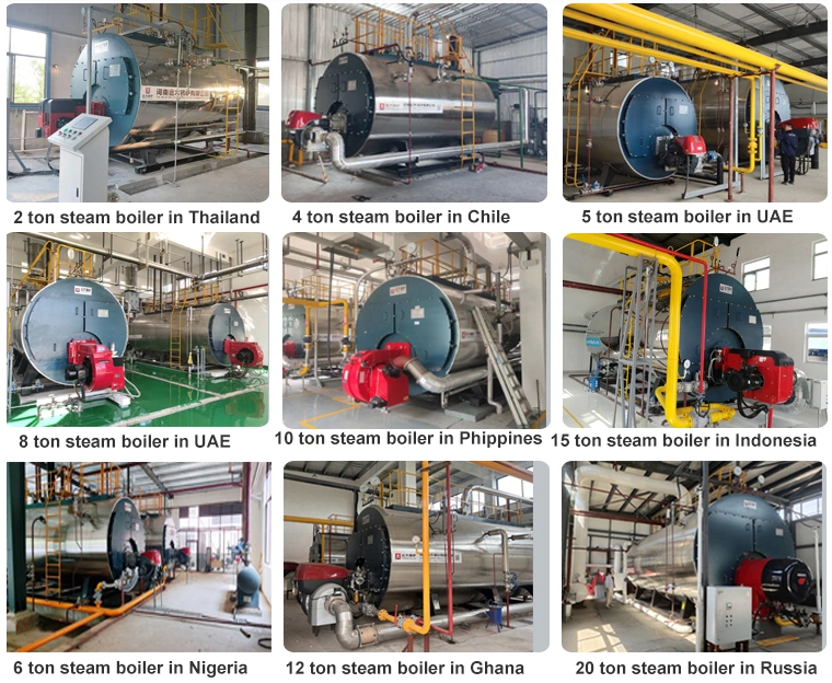 gas burner boiler projects