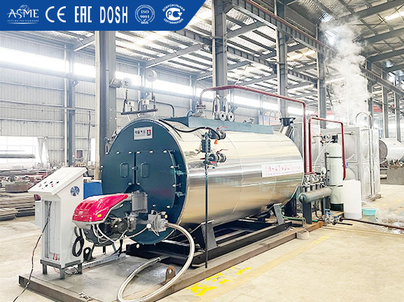 2.8mw gas fired hot water boiler