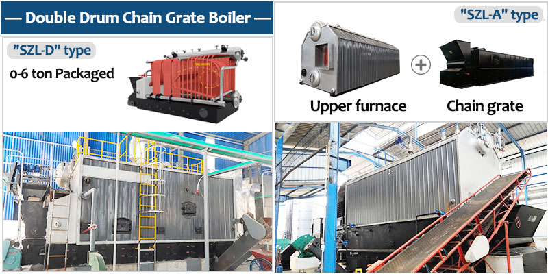 SZL A and D type chain grate stoker boiler